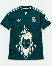 Real Madrid Away Shikamaru Shadow Mind Jersey — Front