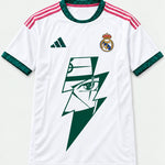 Real Madrid Home Kakashi Lightning Eye Jersey — Front