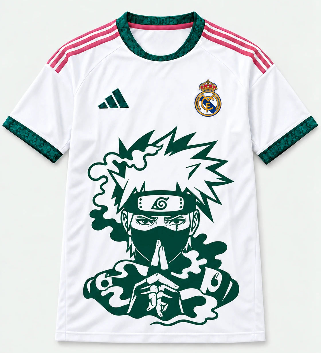Real Madrid Home Kakashi Silent Jutsu Jersey — Front