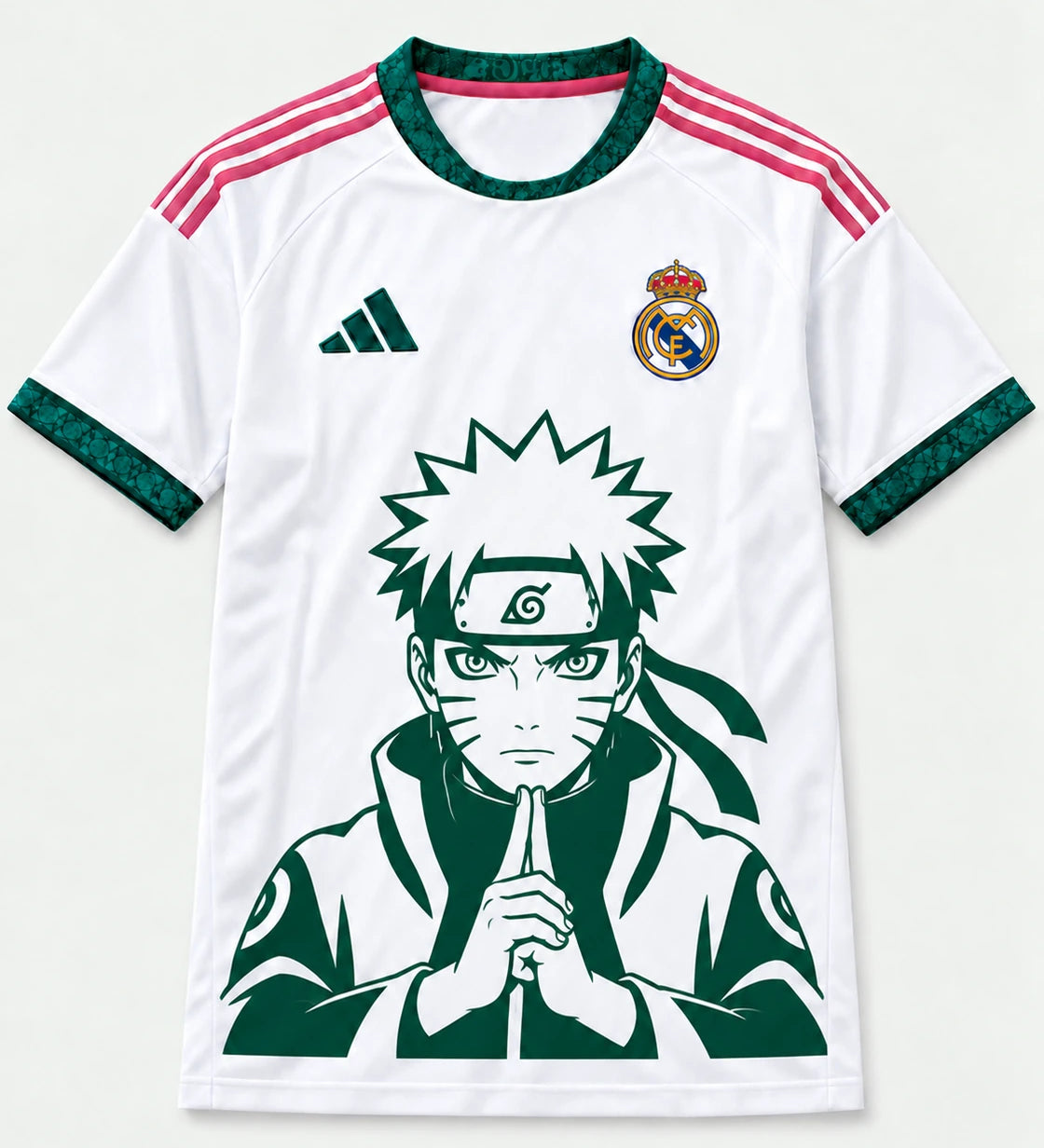 Real Madrid Home Naruto Sage Resolve Jersey — Front