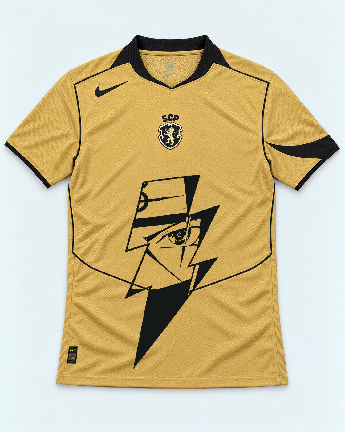 Sporting Gold Kakashi Lightning Eye Jersey — Front