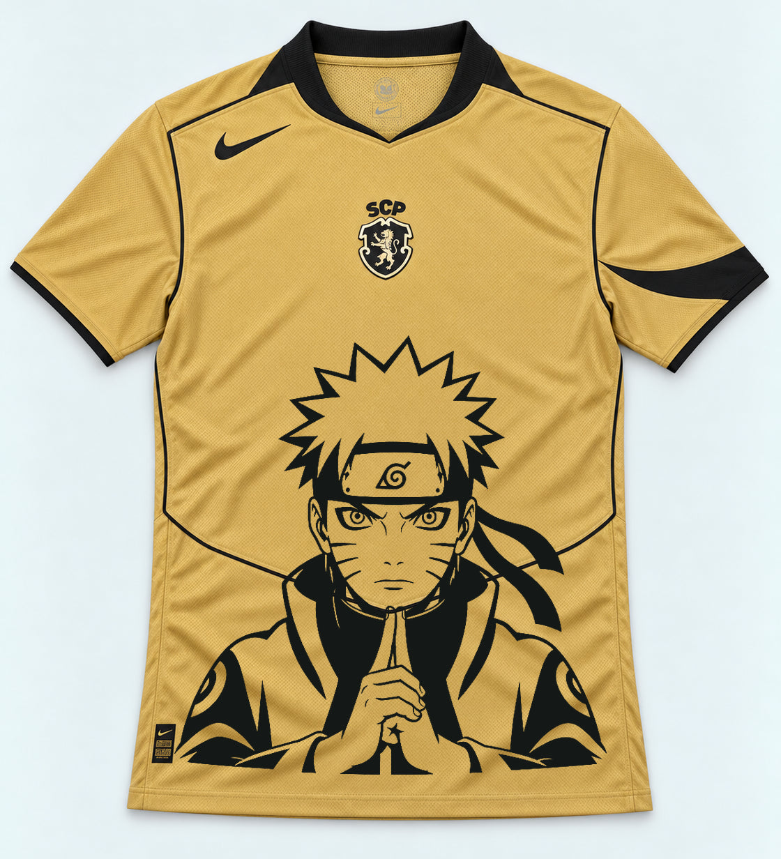 Sporting Gold Naruto Sage Resolve Jersey — Front