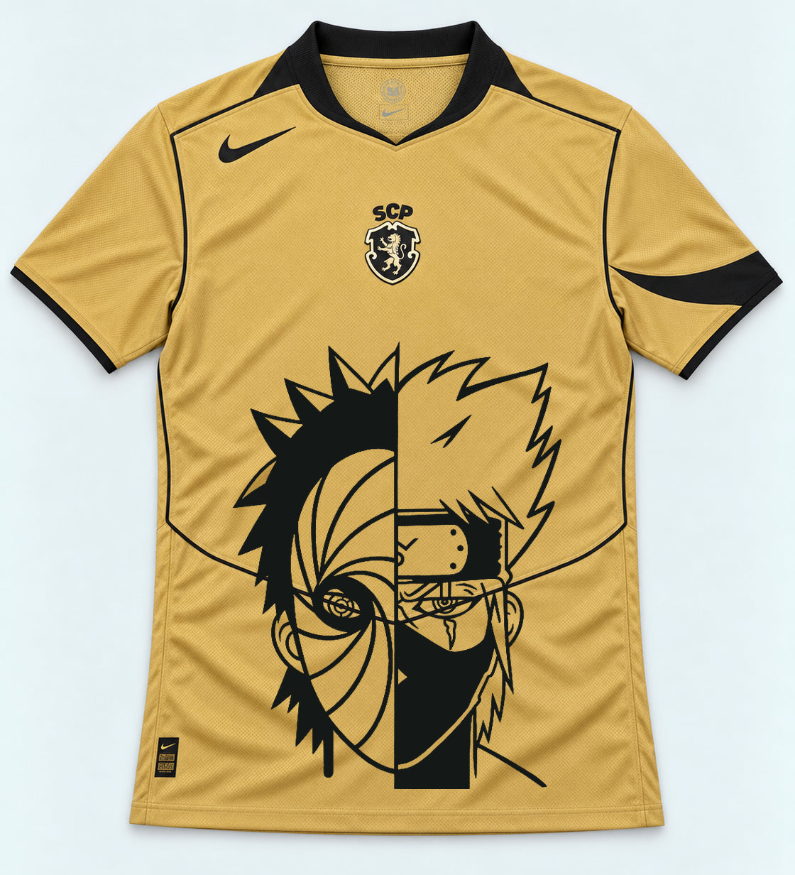 Sporting Gold Obito Kakashi Shared Destiny Jersey — Front