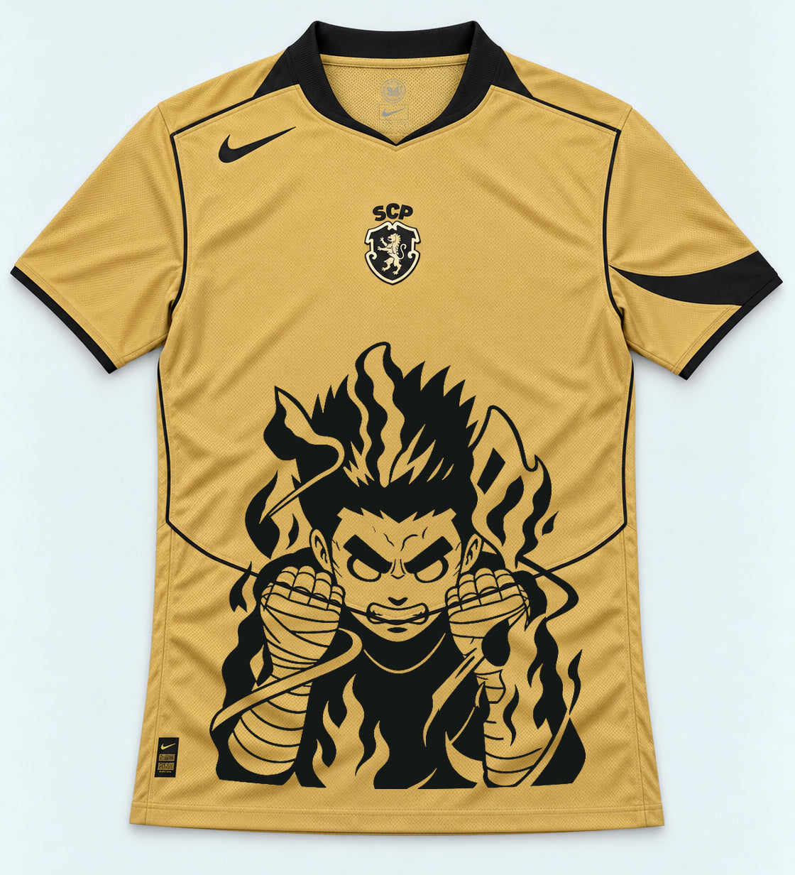 Sporting Gold Rock Lee Inner Flame Jersey — Front