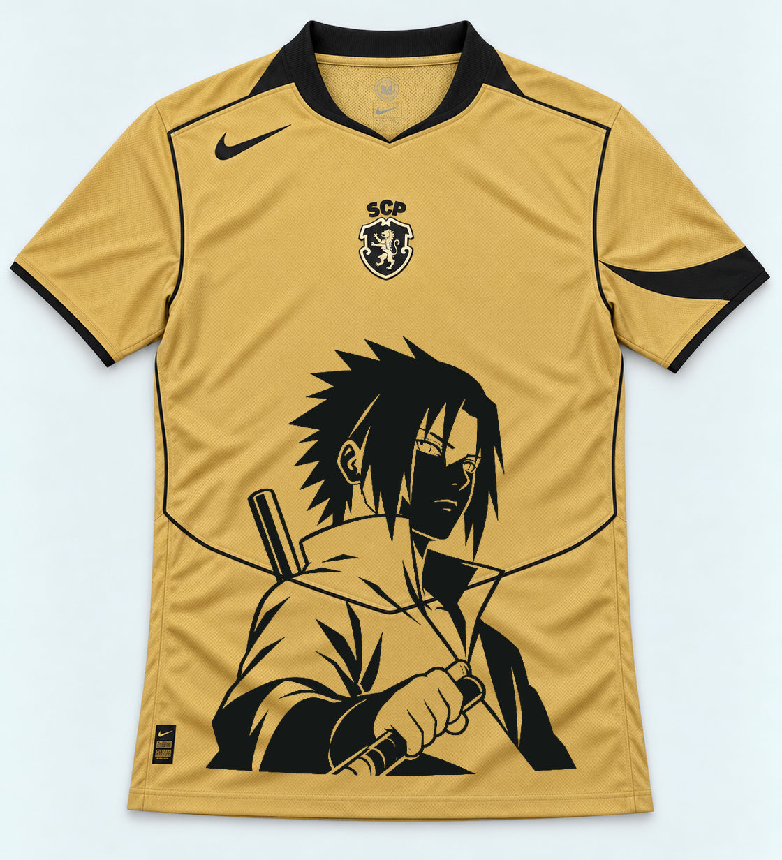 Sporting Gold Sasuke Last Uchiha Jersey — Front