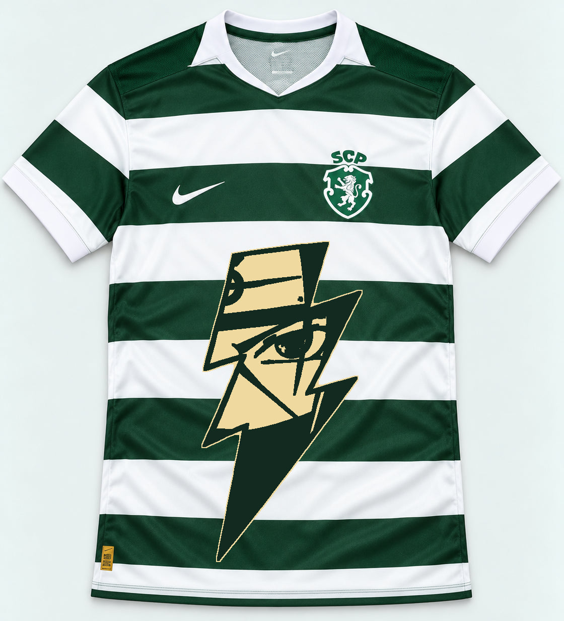 Sporting Green Kakashi Lightning Eye Jersey — Front