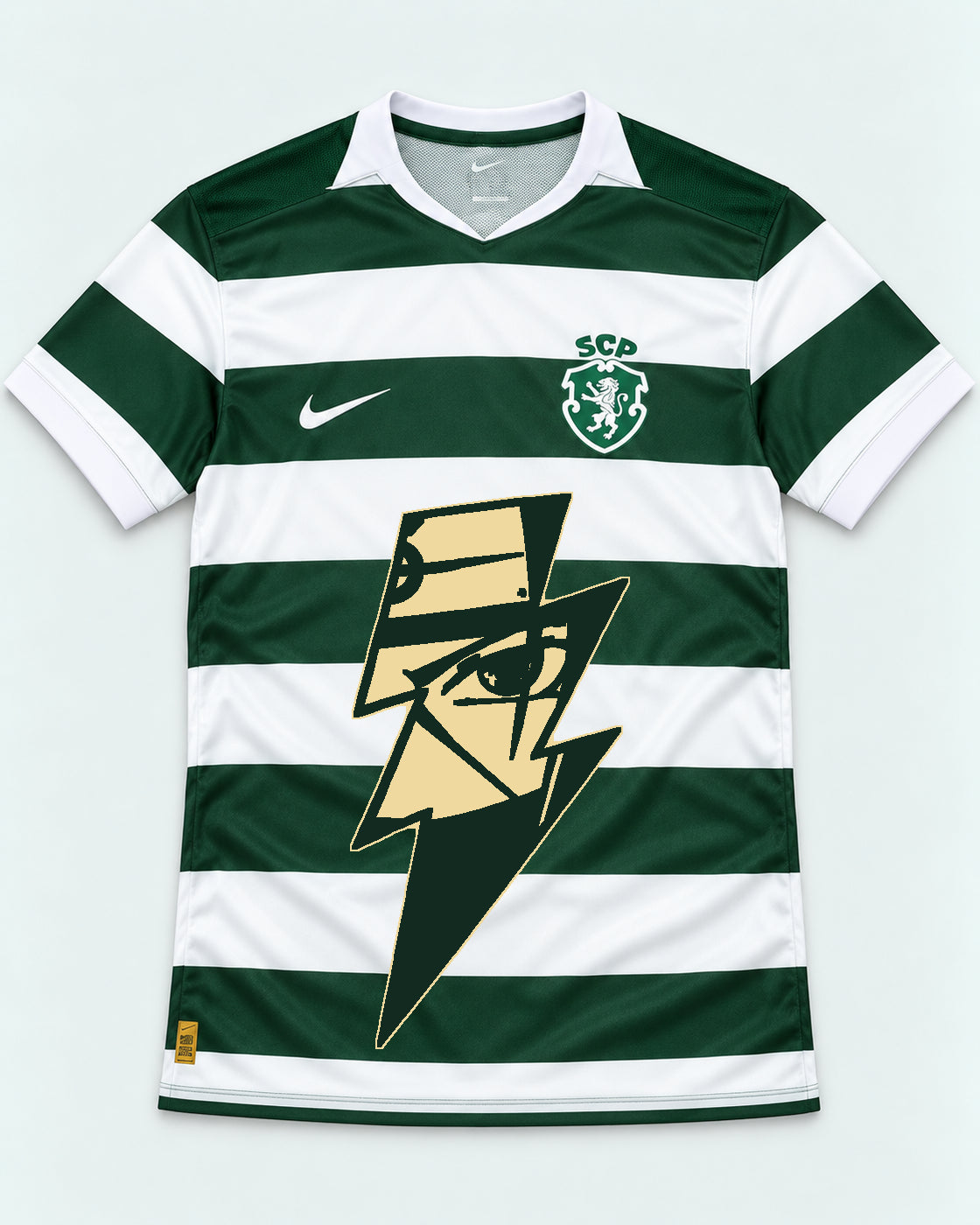 Sporting Green Kakashi Lightning Eye Jersey — Front