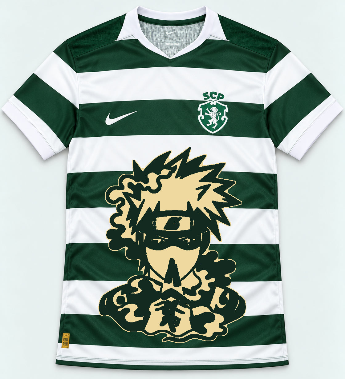 Sporting Green Kakashi Silent Jutsu Jersey — Front