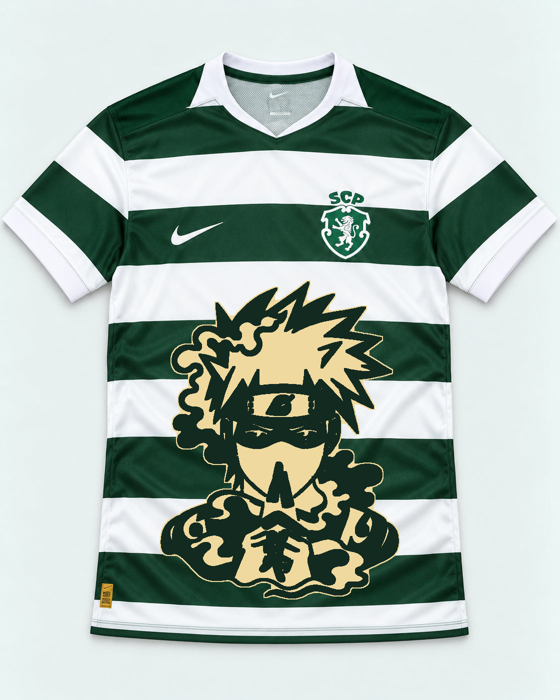 Sporting Green Kakashi Silent Jutsu Jersey — Front