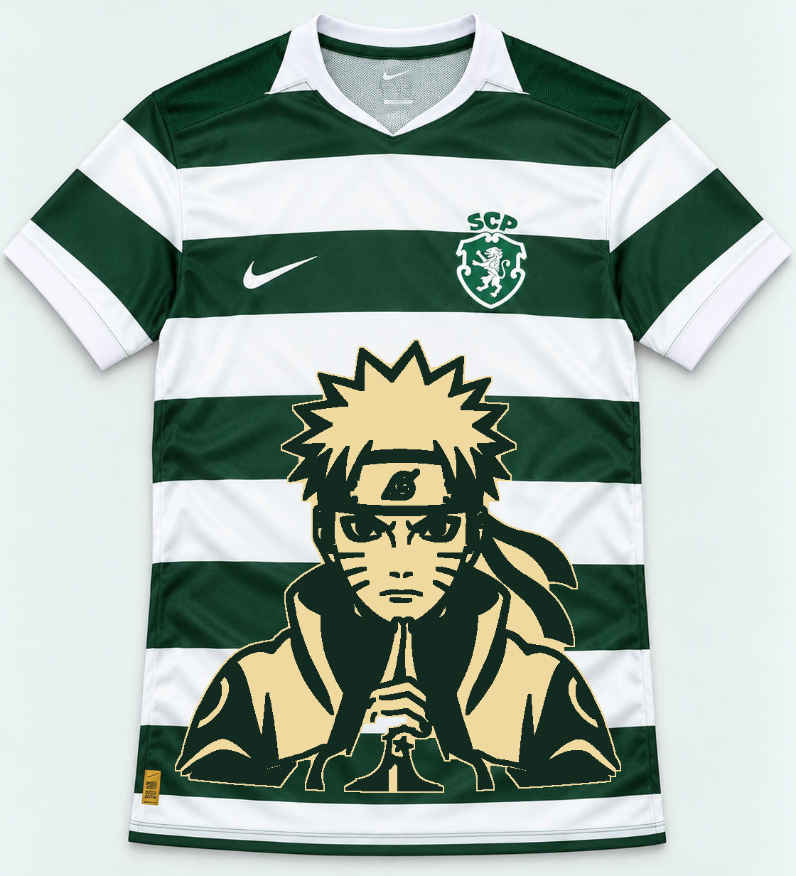 Sporting Green Naruto Sage Resolve Jersey — Front