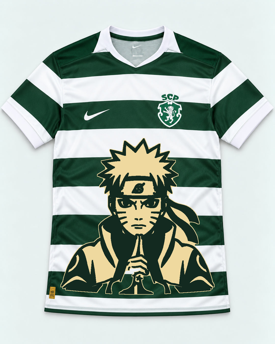 Sporting Green Naruto Sage Resolve Jersey — Front