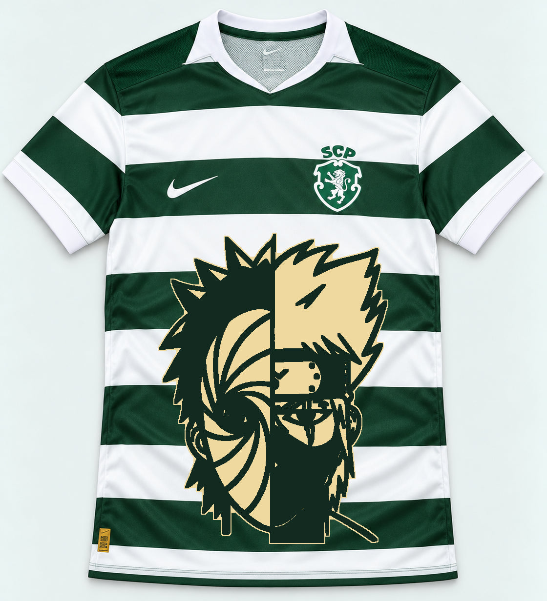 Sporting Green Obito Kakashi Shared Destiny Jersey — Front