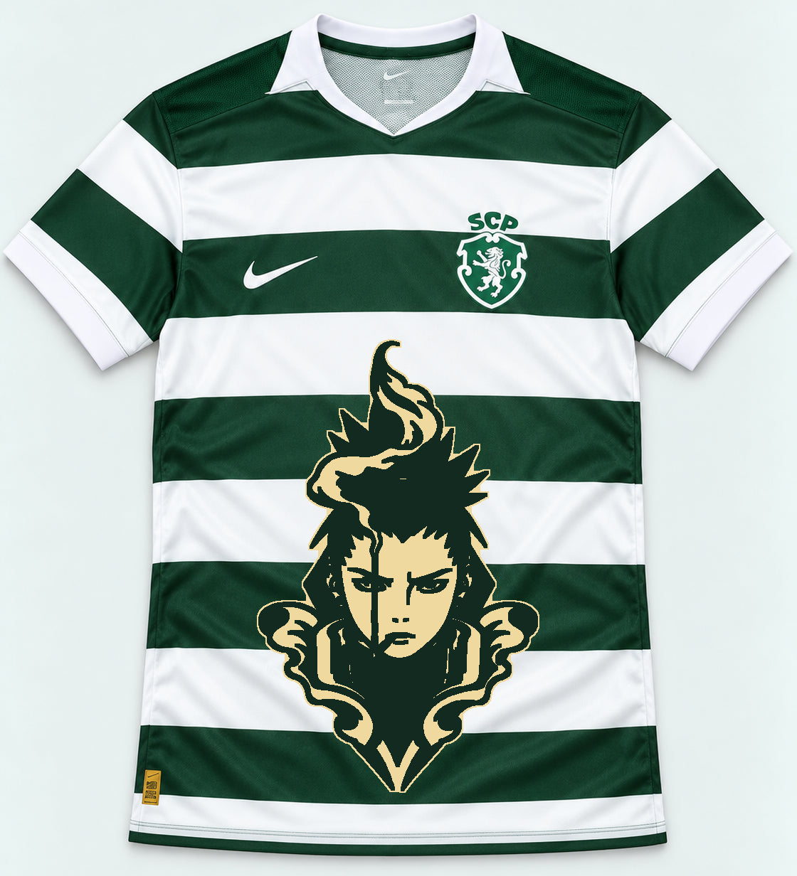 Sporting Green Shikamaru Shadow Mind Jersey — Front